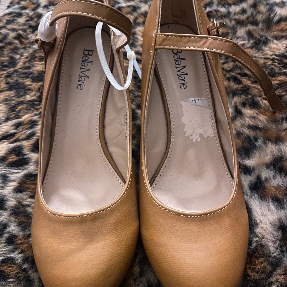 Bella Marie Camel Heels for Women